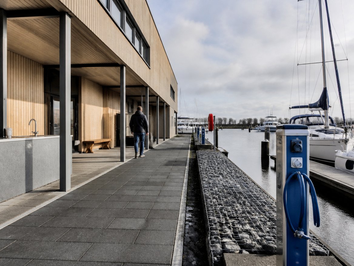 Jachthavenfaciliteiten: sfeerbeeld bij jachthavenfaciliteiten
